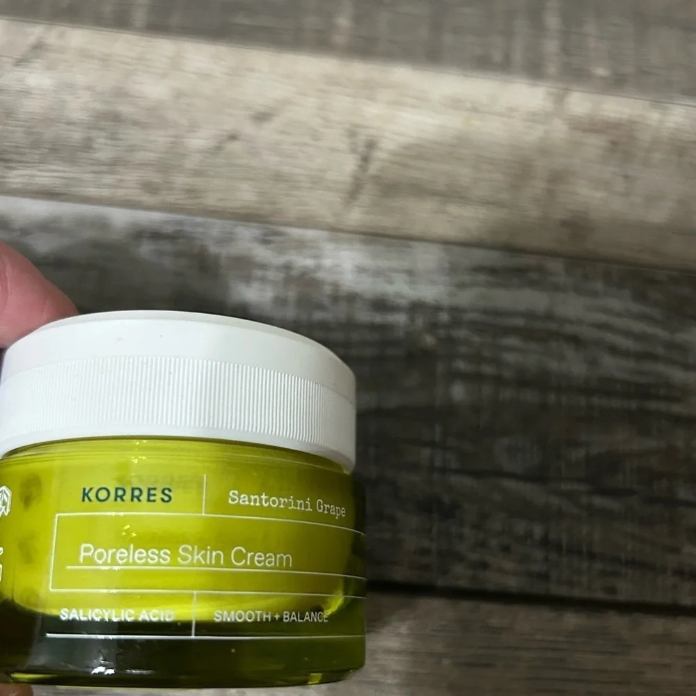 🍇 KORRES Santorini Grape Poreless Skin Cream New
